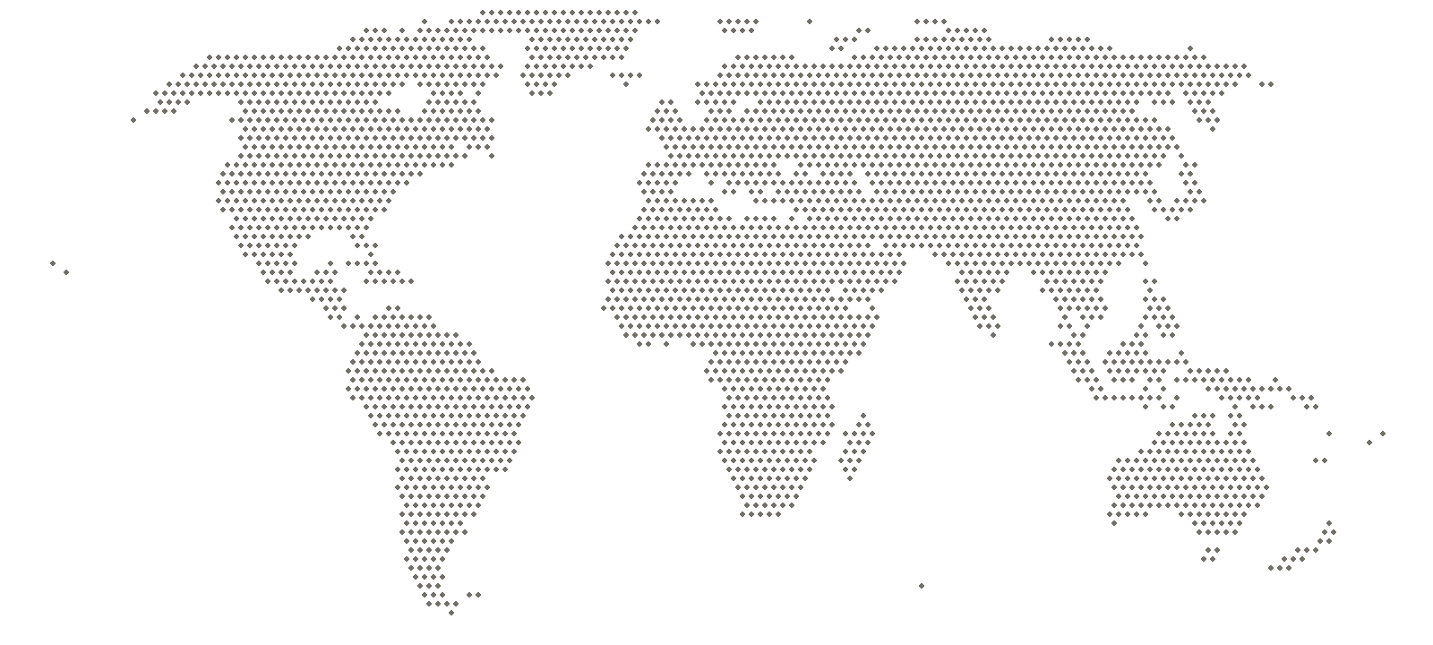 Dotted world map