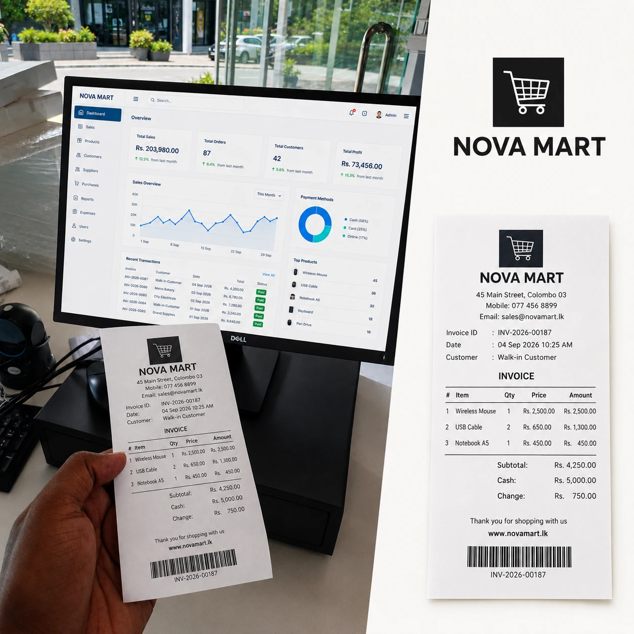 NOVA MART – Retail POS & Inventory Management System
